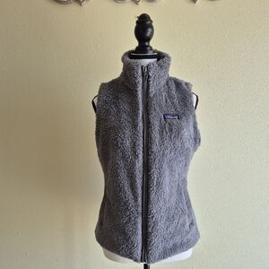 Patagonia Fleece Vest Los Gatos Gray Size Medium